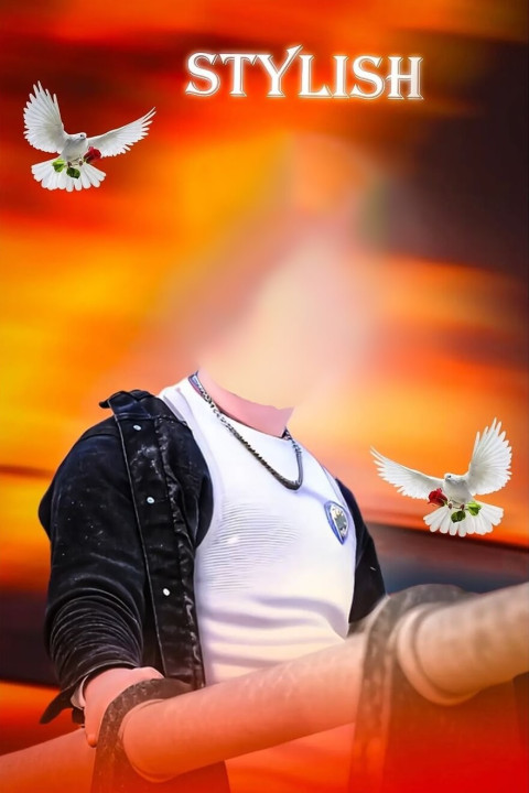 Free Face Cut Boy 26 January Background HD For Photoshop Jhanda