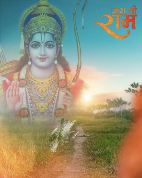 Free Ram Mandir Editing Wallpaper HD Ram Navami Background New