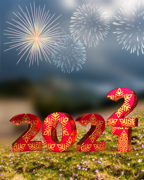 Full HD Happy New Year 2022 CB PicsArt Editing Background
