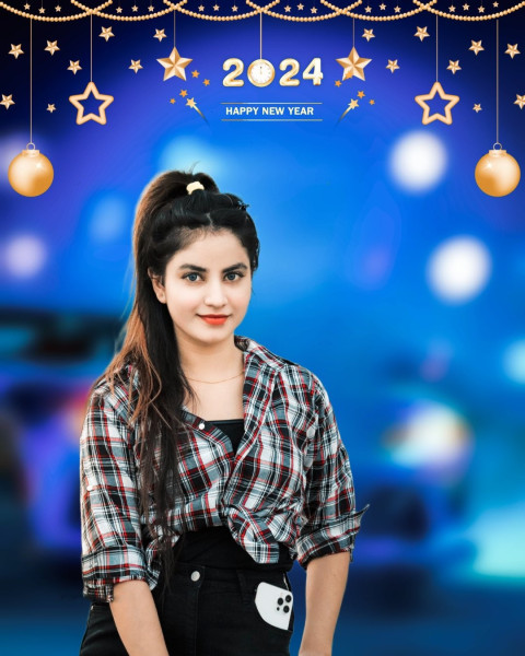 Full Hd Happy New Year 2024 Photo Editing Background Free