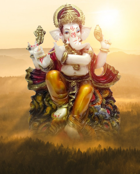 Ganesh CB Editing Ganpati Background Download