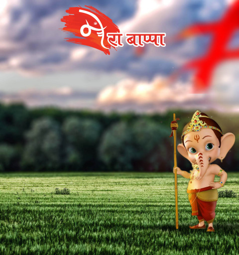 Ganesh Chaturthi Baby Ganpati CB PicsArt Photo Editing Backgrounds HD