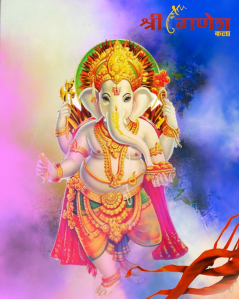 Ganesh Chaturthi CB Photo Edit Background Download HD Img