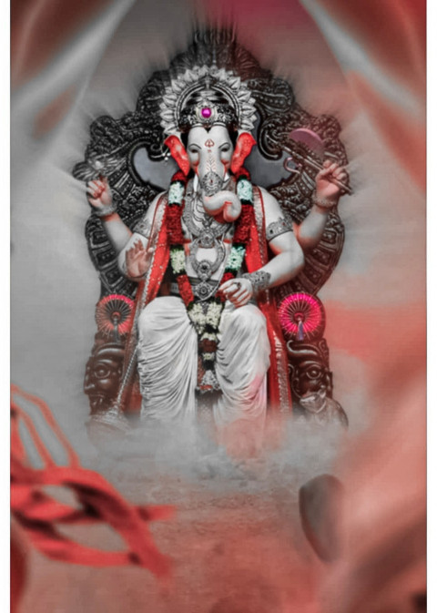 Ganesh Chaturthi CB PicsArt Full HD Background