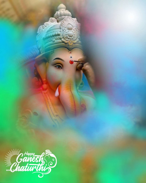 Ganesh Chaturthi Color Smoke CB Editing Background Download