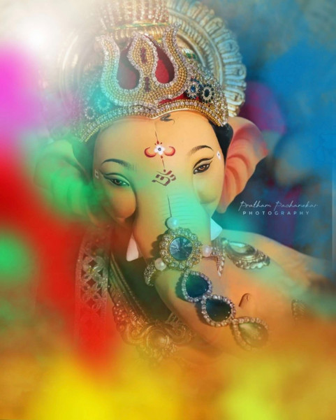 Ganesh Chaturthi Color Smoke CB Editing Background Download New
