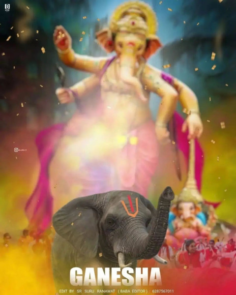 Ganesh Chaturthi Editing High Resolution Background Free Img