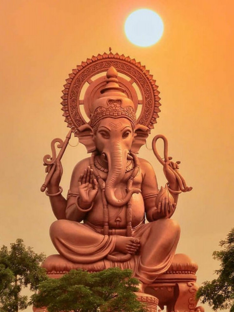 Ganesh Chaturthi Photo Editing Background