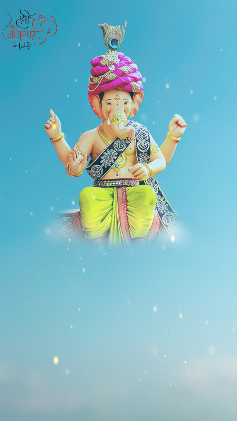 Ganesh Chaturthi Sky CB Editing Background HD Download Free