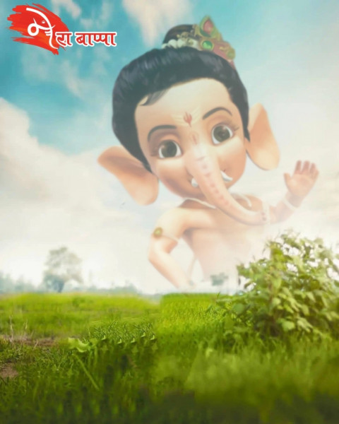 Ganesh Chaturthi Special Editing Background Download Full HD
