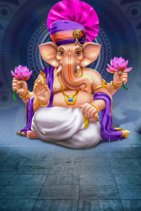 Ganpati Background Download For Cb PicsArt Editing