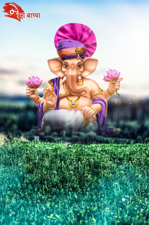 Ganpati Bappa Chaturthi CB PicsArt Editing Background Img