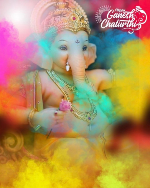 Ganpati Bappa Morya Background For CB PicsArt Editing