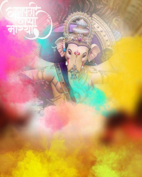 Ganpati Bappa Morya Editing Background Download HD