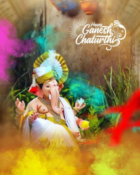 Ganpati Bappa Morya Editing Background Download HD New