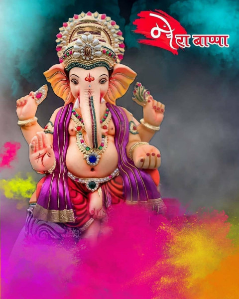 Ganpati Ganesh Chaturthi Background For Picsart Cb Editing