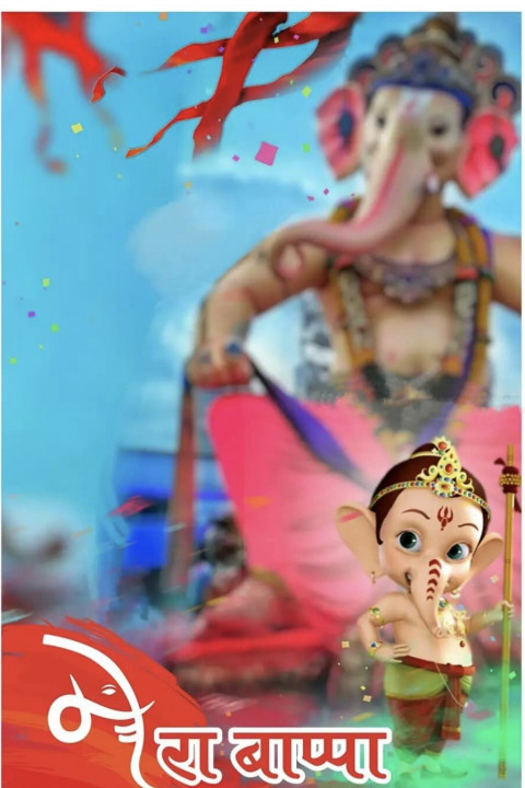 Ganpati Ganesh Chaturthi Editing Cb Background