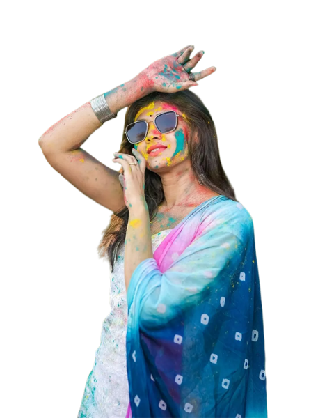 Girl PNG Download For Holi Photo Editing Free