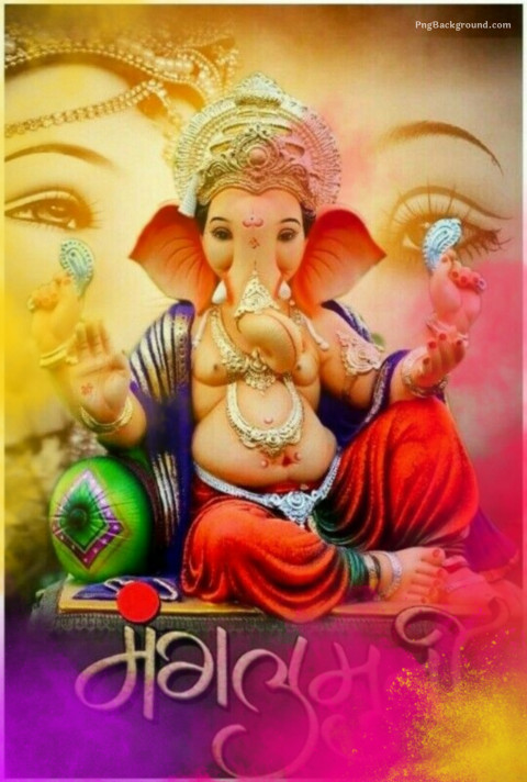 God Ganesh Chaturthi CB PicsArt Editing Background