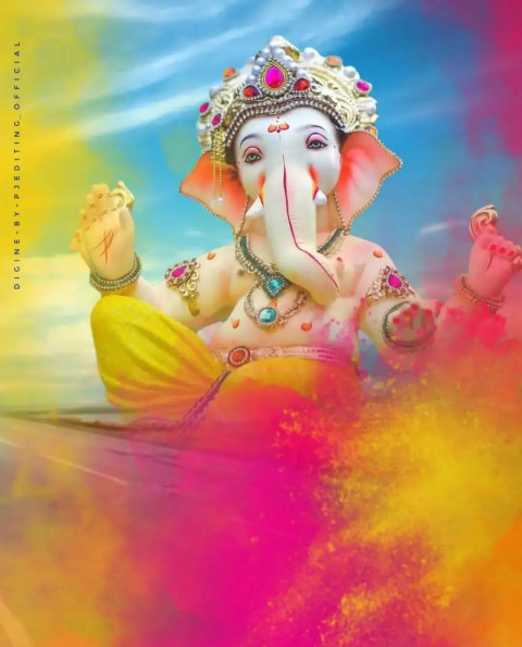 God Ganesh Chaturthi CB Photo Editing Background Download