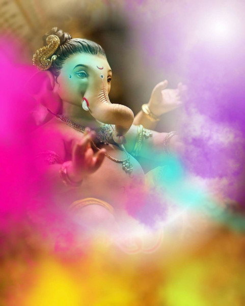 God Ganesh Ji Photo Editing CB Background For Photoshop Pics