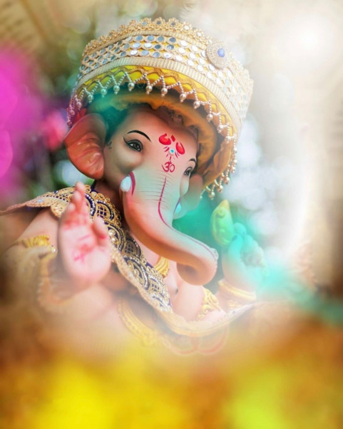God Ganpati Ji Ganesh Chaturthi Editing Background Download