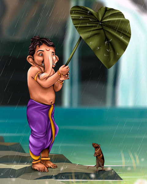 God Ganpati Ji Ganesh Chaturthi Editing CB Background HD