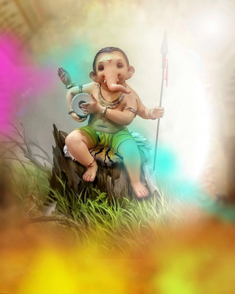 God Ganpati Ji Photo Editing Background For Photoshop Img
