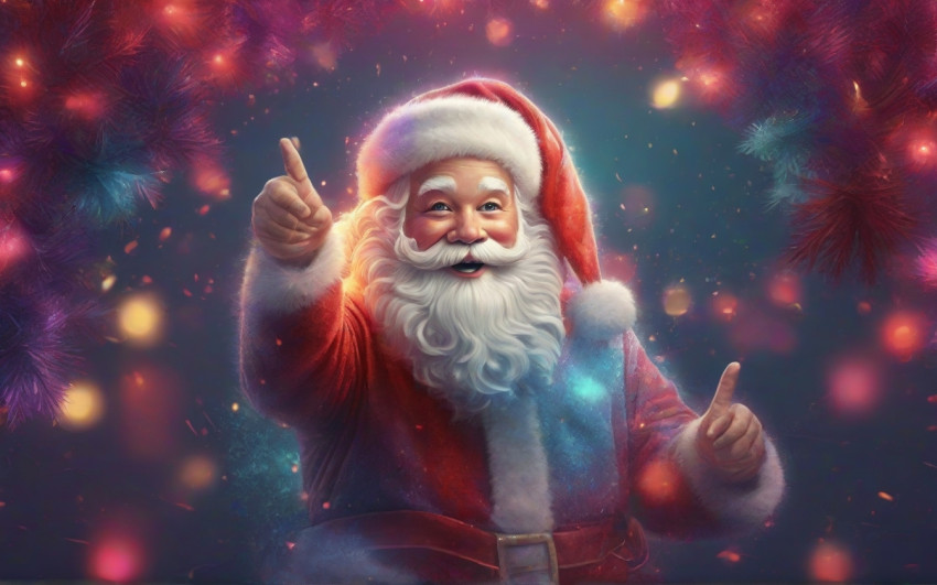 Gradient Christmas Tinsel Background Desktop Wallpaper Image