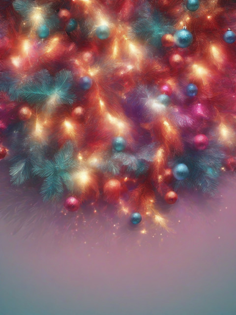 Gradient Christmas Tinsel Background HD For Editing Image Download