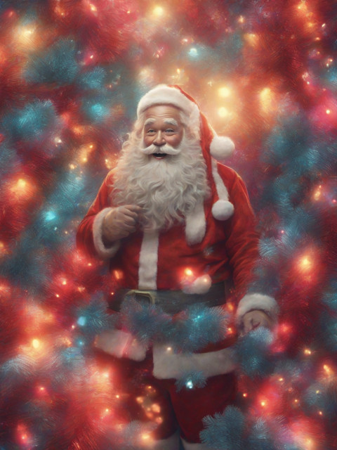 Gradient Christmas Tinsel Background HD For Editing Image Download