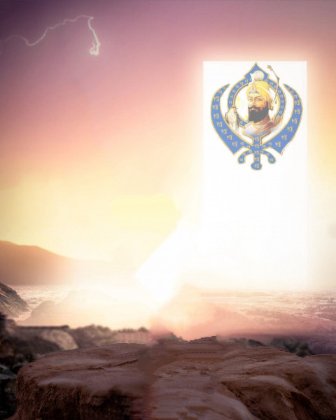 Guru Govind Singh Background For Editing Picsart & Photoshop HD