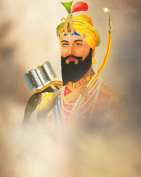 Guru Govind Singh Jayanti Background HD For CB Picsart Editing