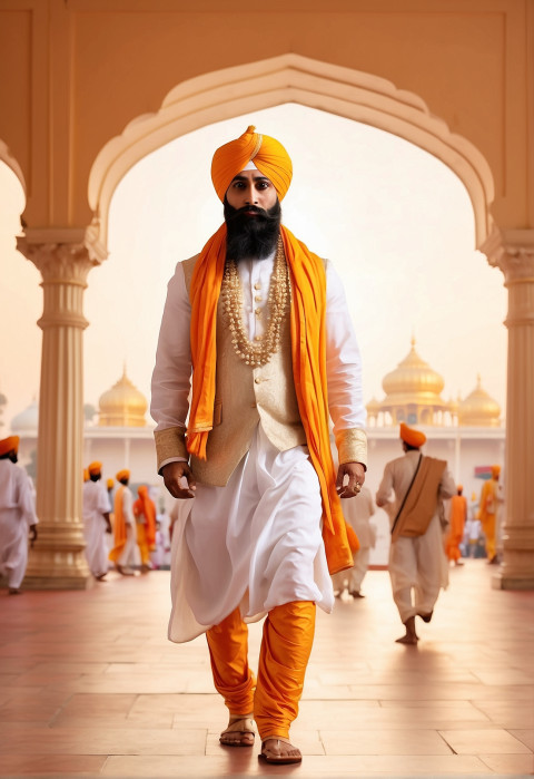 Guru Govind Singh Jayanti Banner Wallpaper For Editing Images