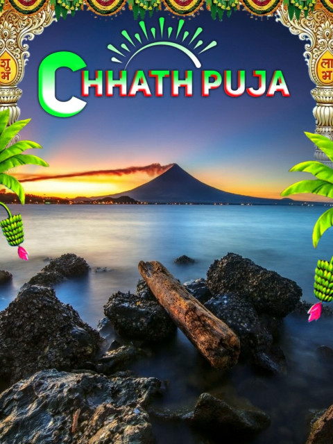 Happy Chhath Puja CB Editing Background Free Stock Photos
