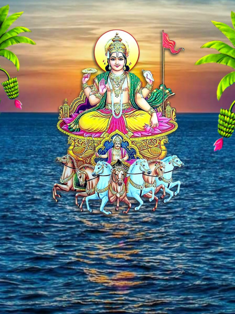 Happy Chhath Puja PicsArt CB Background Stock Free Download