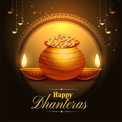 Happy Dhanteras Diwali WhatsApp Wishes Photos Full HD Wallpapers Pics