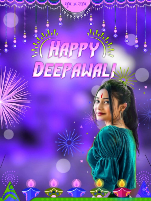 Happy Diwali Background With Girl Happy Diwali Images