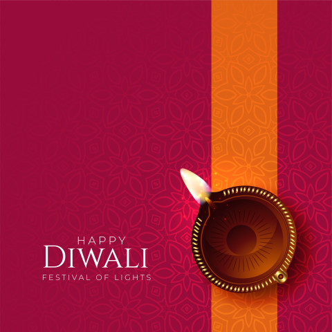Happy Diwali Diya HD Whatsapp DP Images Free Wallpapers