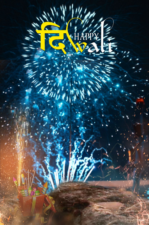 Happy Diwali Editing Background For Photoshop Picsart HD