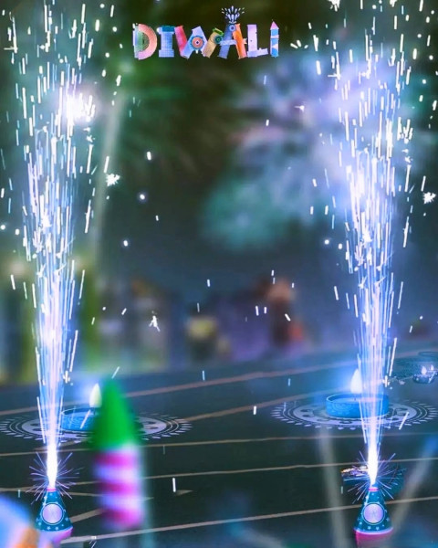 Happy Diwali Firework Background For PicsArt Diwali Firework