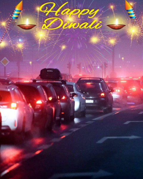 Happy Diwali Firework CB PicsArt Editing Background Full HD