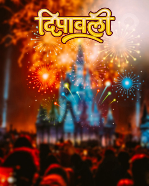 Happy Diwali HD Photosop Background Download Free