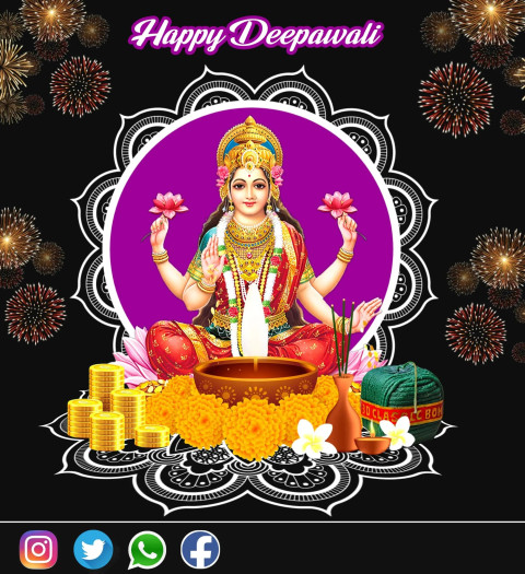 Happy Diwali HD Wishes Photo For WhatsApp DP Status