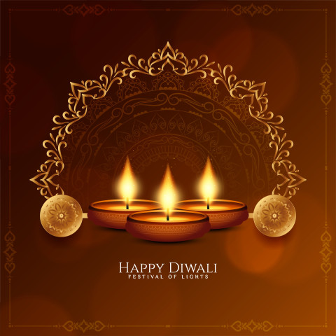 Happy Diwali Light Wishes Image Subhkamnaye  Photo Diya Picture
