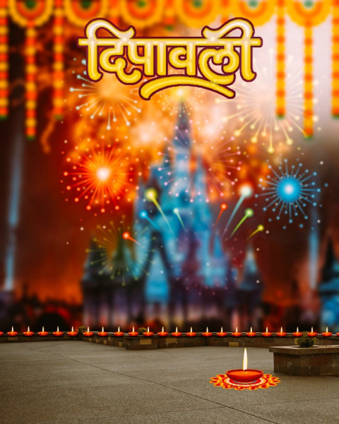 Happy Diwali New HD Firework Background Download Free