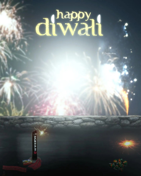 Happy Diwali Photoshop Editing New Background Free
