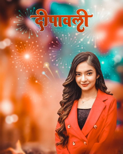 Happy Diwali Viral HD Editing Background With Girls Images