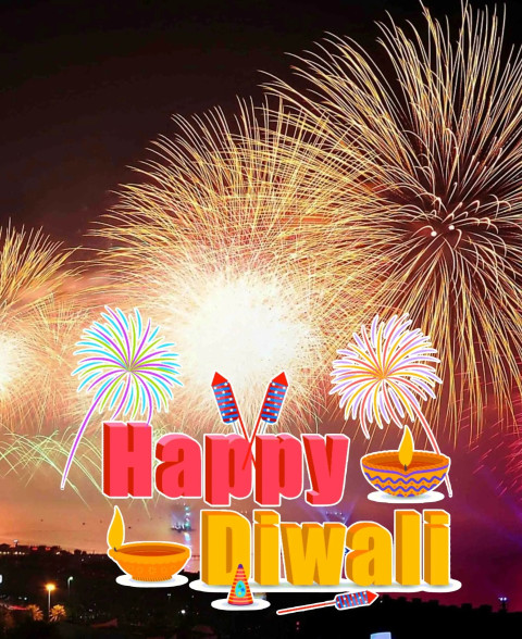 Happy Diwali Wishes Background HD For WhatsApp Status