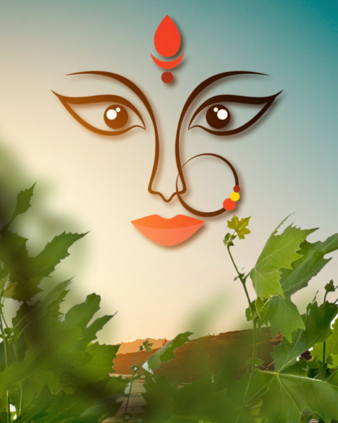 Happy Durga Puja Background HD For CB PicsArt Editing